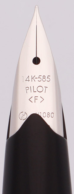 Pilot Elite Pocket Fountain Pen (1980) - Cross Hatch, C/C, 14k